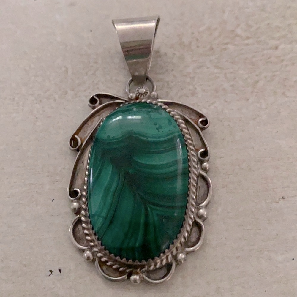M. Christie Navajo Malachite Pendant